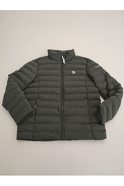 Schmuddelwedda Dámská khaki prošívaná puffer bunda se zipem Vel. L | Schmuddelwedda | obrázek 2