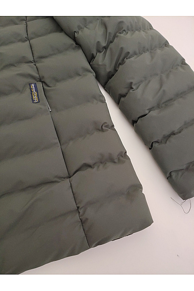 Schmuddelwedda Dámská khaki prošívaná puffer bunda se zipem Vel. L | Schmuddelwedda | obrázek 3