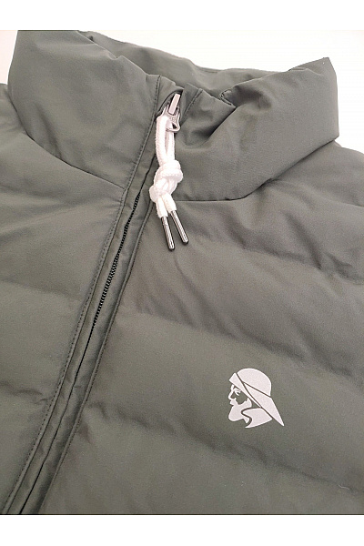 Schmuddelwedda Dámská khaki prošívaná puffer bunda se zipem Vel. L | Schmuddelwedda | obrázek 5
