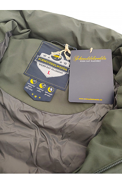 Schmuddelwedda Dámská khaki prošívaná puffer bunda se zipem Vel. L | Schmuddelwedda | obrázek 7