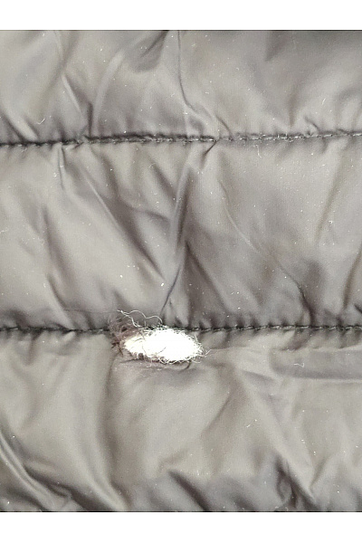 Sublevel Černá pánská prošívaná bunda s kapucí na zip Vel. L | Sublevel | obrázek 7
