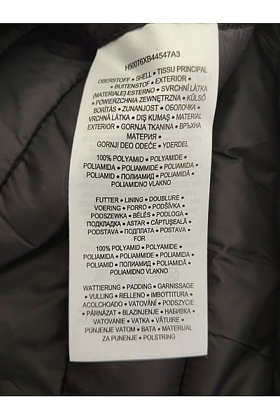 Sublevel Černá pánská prošívaná bunda s kapucí na zip Vel. L | Sublevel | obrázek 8
