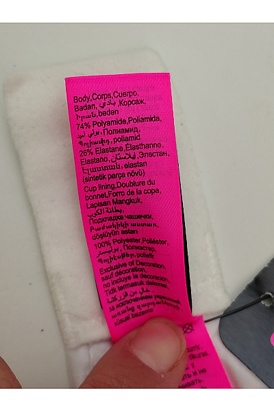 La Senza Bílá hladká push up podprsenka s kosticemi | La Senza | obrázek 9