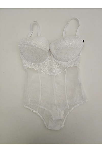 Elie pour Elle Bílé krajkové body s kosticemi luxusní Velikost EU 80D | Elie pour Elle | obrázek 2