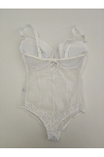 Elie pour Elle Bílé krajkové body s kosticemi luxusní Velikost EU 80D | Elie pour Elle | obrázek 5