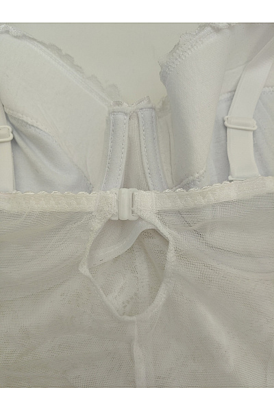 Elie pour Elle Bílé krajkové body s kosticemi luxusní Velikost EU 80D | Elie pour Elle | obrázek 7