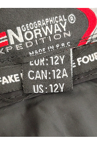Geographical Norway Dívčí černá zimní prošívaná bunda s kapucí Vel. EU 12:Y | Geographical Norway | obrázek 9