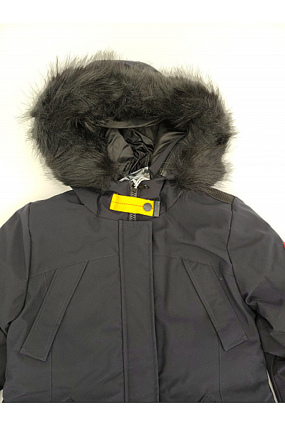 Canadian-peak Černá dámská zimní parka s kapucí a kožešinou | canadian-peak | obrázek 4