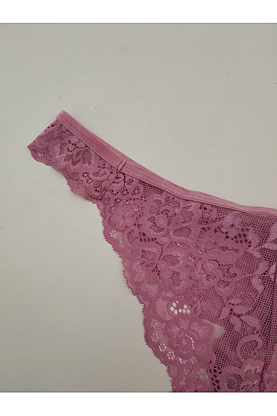 La Senza Růžové krajkové tanga luxusní Velikost XL/TG | La Senza | obrázek 2
