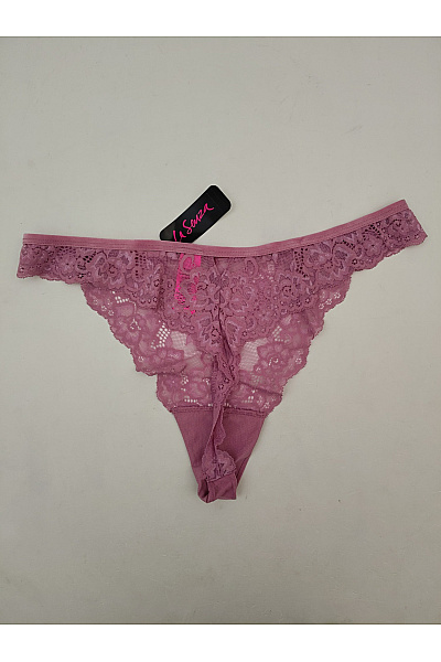 La Senza Růžové krajkové tanga luxusní Velikost XL/TG | La Senza | obrázek 3