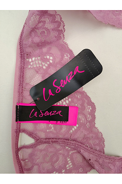 La Senza Růžové krajkové tanga luxusní Velikost XL/TG | La Senza | obrázek 4