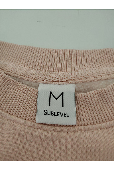 Sublevel Dívčí bavlněná oversized mikina s nápisem Velikost M | Sublevel | obrázek 5