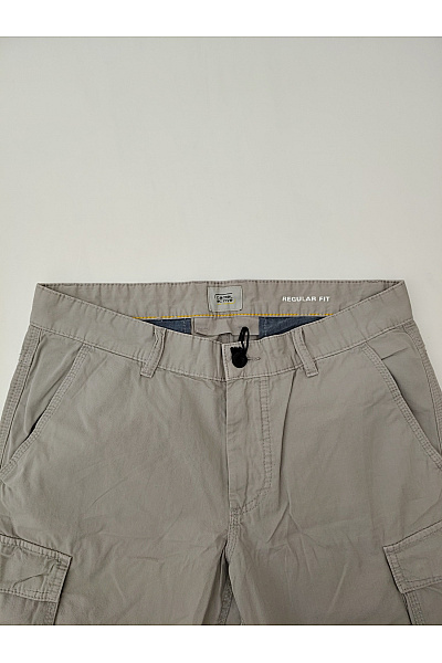 Camel active Pánské bavlněné cargo kraťasy khaki ke kolenům Velikost M | camel active | obrázek 4