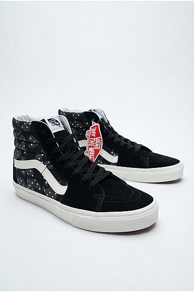 Vans Pánské Tenisky Sk8-Hi (Leopard Polkadot) Černobílé Velikost EU 42.5
