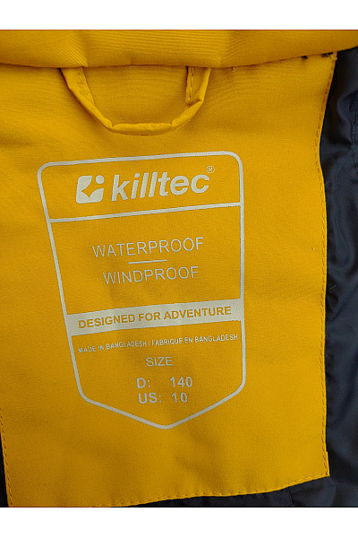 Killtec Dívčí žlutá outdoorová bunda s kapucí Velikost DE 140 | killtec | obrázek 11