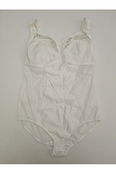 Susa Bílé dámské stahovací body pro plnoštíhlé luxusní Vel. EU 90E | susa | obrázek 2