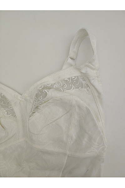 Susa Bílé dámské stahovací body pro plnoštíhlé luxusní Vel. EU 90E | susa | obrázek 3