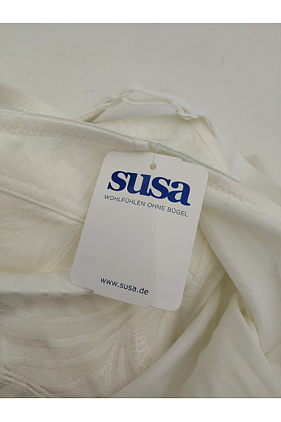 Susa Bílé dámské stahovací body pro plnoštíhlé luxusní Vel. EU 90E | susa | obrázek 9