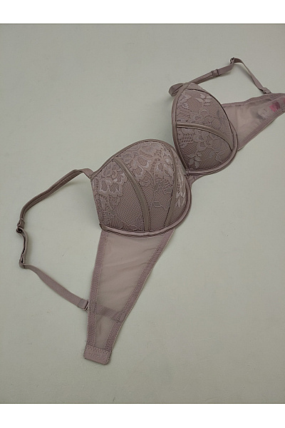La Senza Béžová krajková push up podprsenka s kosticemi | La Senza | obrázek 6