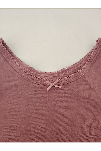F&F Dětské růžové tílko s mašličkou Velikost UK 4-5Y | F&F | obrázek 3