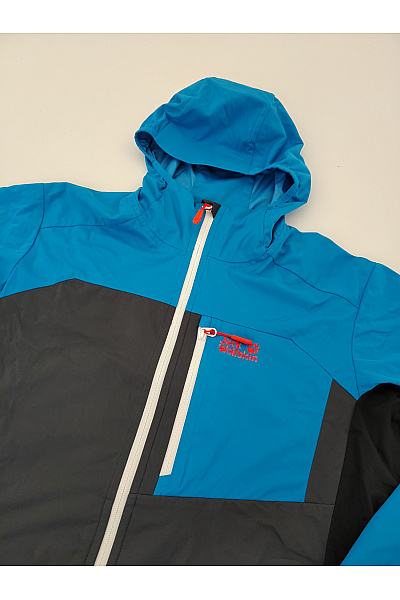 Jack Wolfskin Pánská modrá sportovní softshellová bunda s kapucí na turistiku Velikost EU M | Jack Wolfskin | obrázek 4
