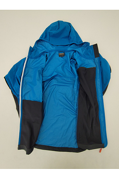 Jack Wolfskin Pánská modrá sportovní softshellová bunda s kapucí na turistiku Velikost EU M | Jack Wolfskin | obrázek 7