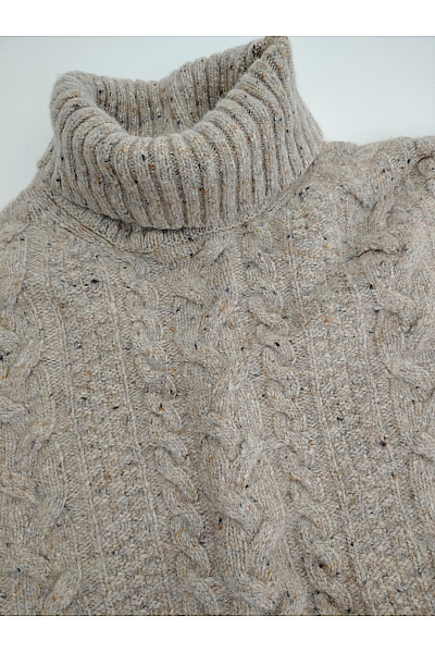 Camel active Béžový vlněný rolák s copánkovým vzorem Vel. XL | camel active | obrázek 3