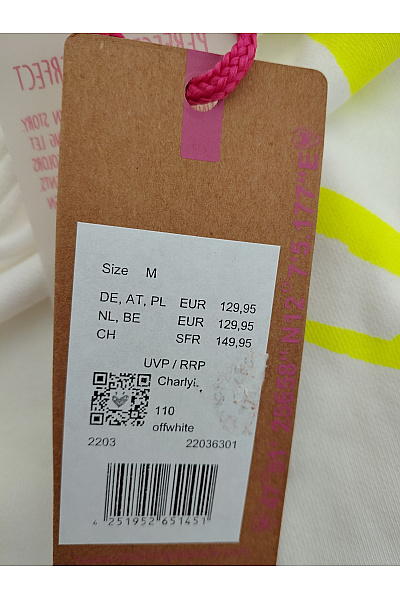LIEBLINGSSTÜCK Bílá bavlněná oversized mikina s kapucí a potiskem Vel. EU M | LIEBLINGSSTÜCK | obrázek 7