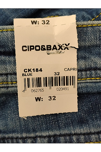 Cipo&Baxx Pánské modré džínové kraťasy bermudy ležérní | Cipo&Baxx | obrázek 6