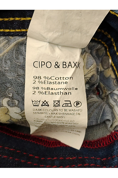 Cipo&Baxx Pánské modré džínové kraťasy bermudy ležérní | Cipo&Baxx | obrázek 7