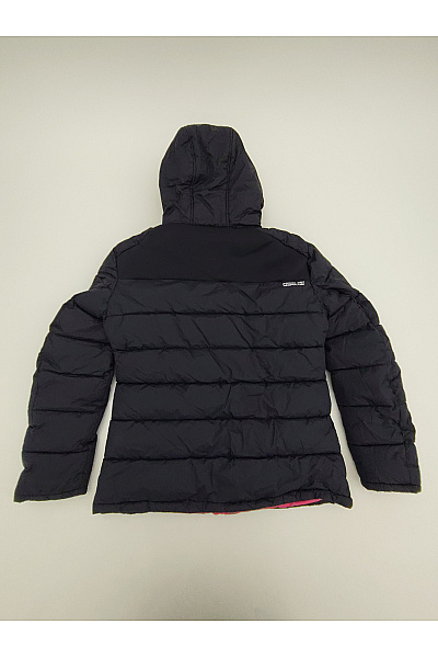 Geographical Norway Černá dámská zimní prošívaná bunda s kapucí Vel. EU 4/XL | Geographical Norway | obrázek 7