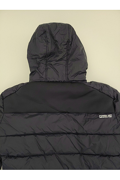 Geographical Norway Černá dámská zimní prošívaná bunda s kapucí Vel. EU 4/XL | Geographical Norway | obrázek 8