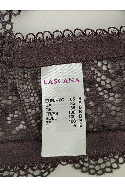 Lasca Černá krajková push-up podprsenka se zapínáním vpředu a překříženými zády Vel. EU 85B | Lasca | obrázek 9