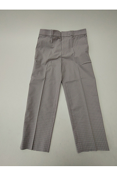 Club Monaco Šedé kostkované společenské kalhoty s puky Vel. UK 10 | Club Monaco | obrázek 2
