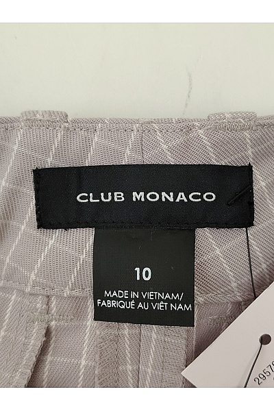 Club Monaco Šedé kostkované společenské kalhoty s puky Vel. UK 10 | Club Monaco | obrázek 5