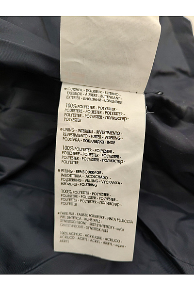 Geographical Norway Dívčí modrá zimní prošívaná bunda s kapucí Velikost EU 10Y | Geographical Norway | obrázek 8