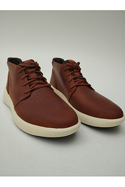 Timberland Hnědé kožené kotníkové šněrovací vycházkové boty | Timberland | obrázek 2