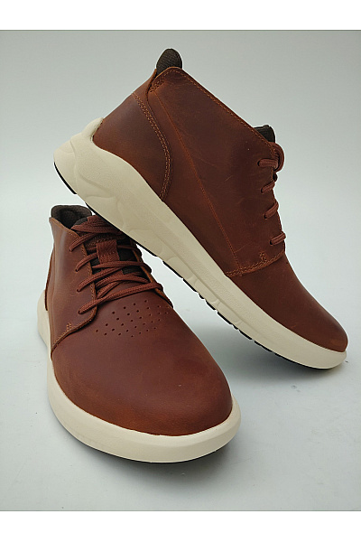 Timberland Hnědé kožené kotníkové šněrovací vycházkové boty | Timberland | obrázek 5