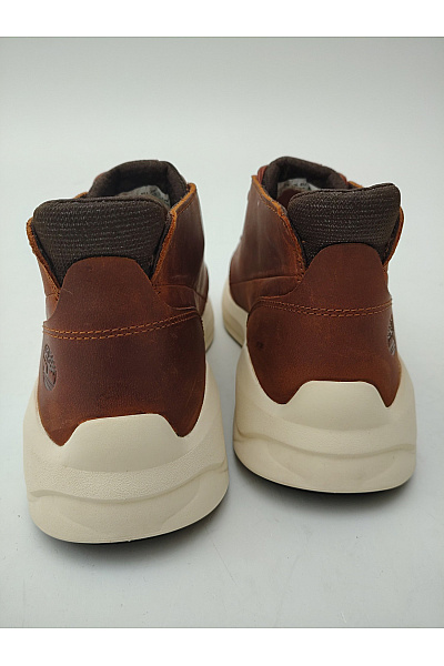 Timberland Hnědé kožené kotníkové šněrovací vycházkové boty | Timberland | obrázek 10