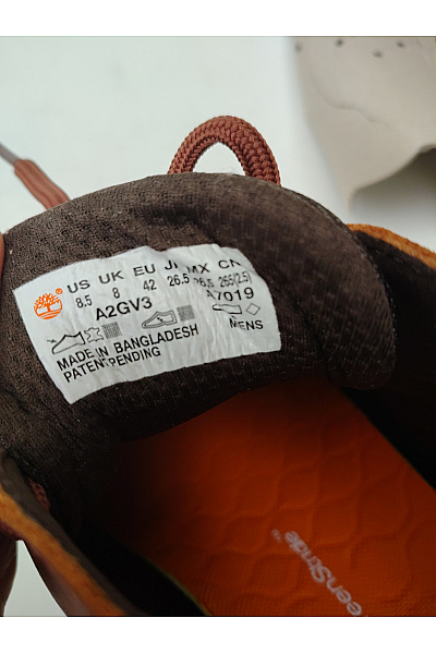 Timberland Hnědé kožené kotníkové šněrovací vycházkové boty | Timberland | obrázek 13