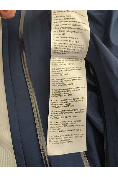 SCHOFFEL Modrá pánská funkční outdoorová bunda s kapucí a zipem Velikost DE 46 | SCHOFFEL | obrázek 8