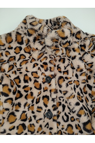 BETTY BARCLAY Dámská hnědá leopardí chlupatá zimní bunda Velikost DE 38 | BETTY BARCLAY | obrázek 4