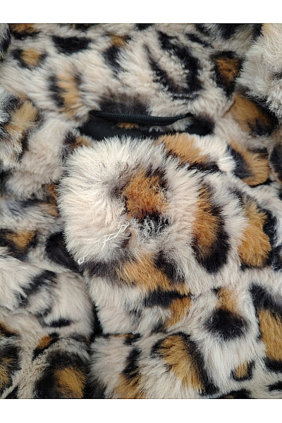 BETTY BARCLAY Dámská hnědá leopardí chlupatá zimní bunda Velikost DE 38 | BETTY BARCLAY | obrázek 9