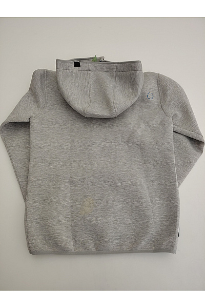Alife and kickin Šedá pánská sportovní mikina na zip s kapucí Velikost MEDIUM | alife and kickin | obrázek 6