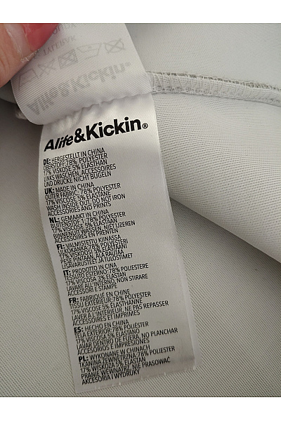 Alife and kickin Šedá pánská sportovní mikina na zip s kapucí Velikost MEDIUM | alife and kickin | obrázek 9