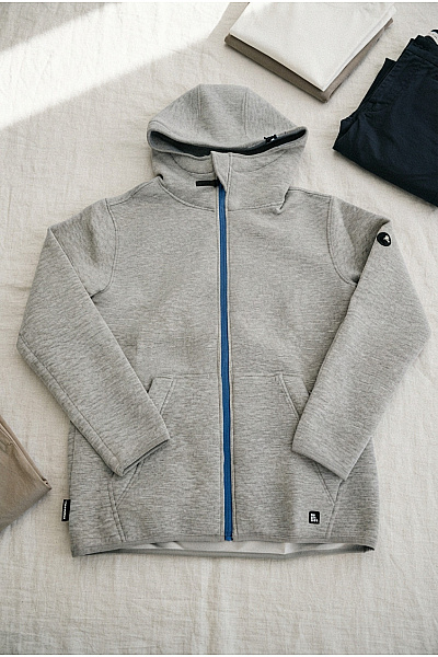 Alife And Kickin Šedá Pánská Sportovní Mikina Na Zip S Kapucí Velikost MEDIUM