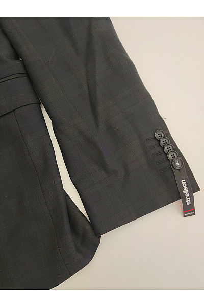 Strellson Pánský vlněný společenský oblek smart casual Vel. EU 102 | Strellson | obrázek 4