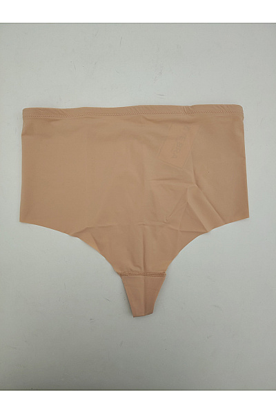 BYE BRA Béžové dámské bezešvé tanga kalhotky Velikost EU L | BYE BRA | obrázek 2