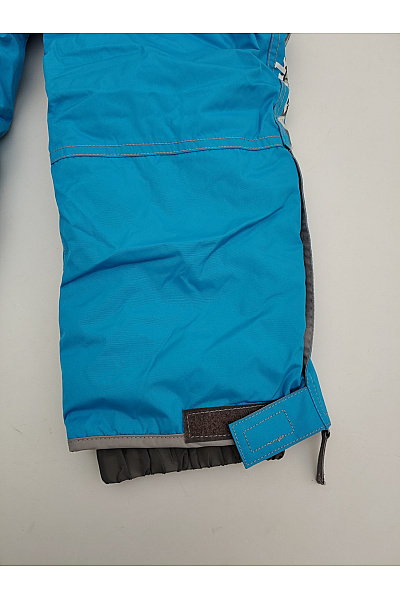 Peak mountain Chlapecké modré outdoor cargo kalhoty na kšandy Vel. FR 6 ans | peak mountain | obrázek 6