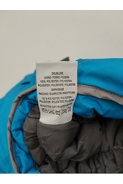 Peak mountain Chlapecké modré outdoor cargo kalhoty na kšandy Vel. FR 6 ans | peak mountain | obrázek 8